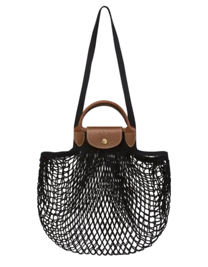 Longchamp Le Pliage Filet L Mesh Bag – Black vip time amman jordan